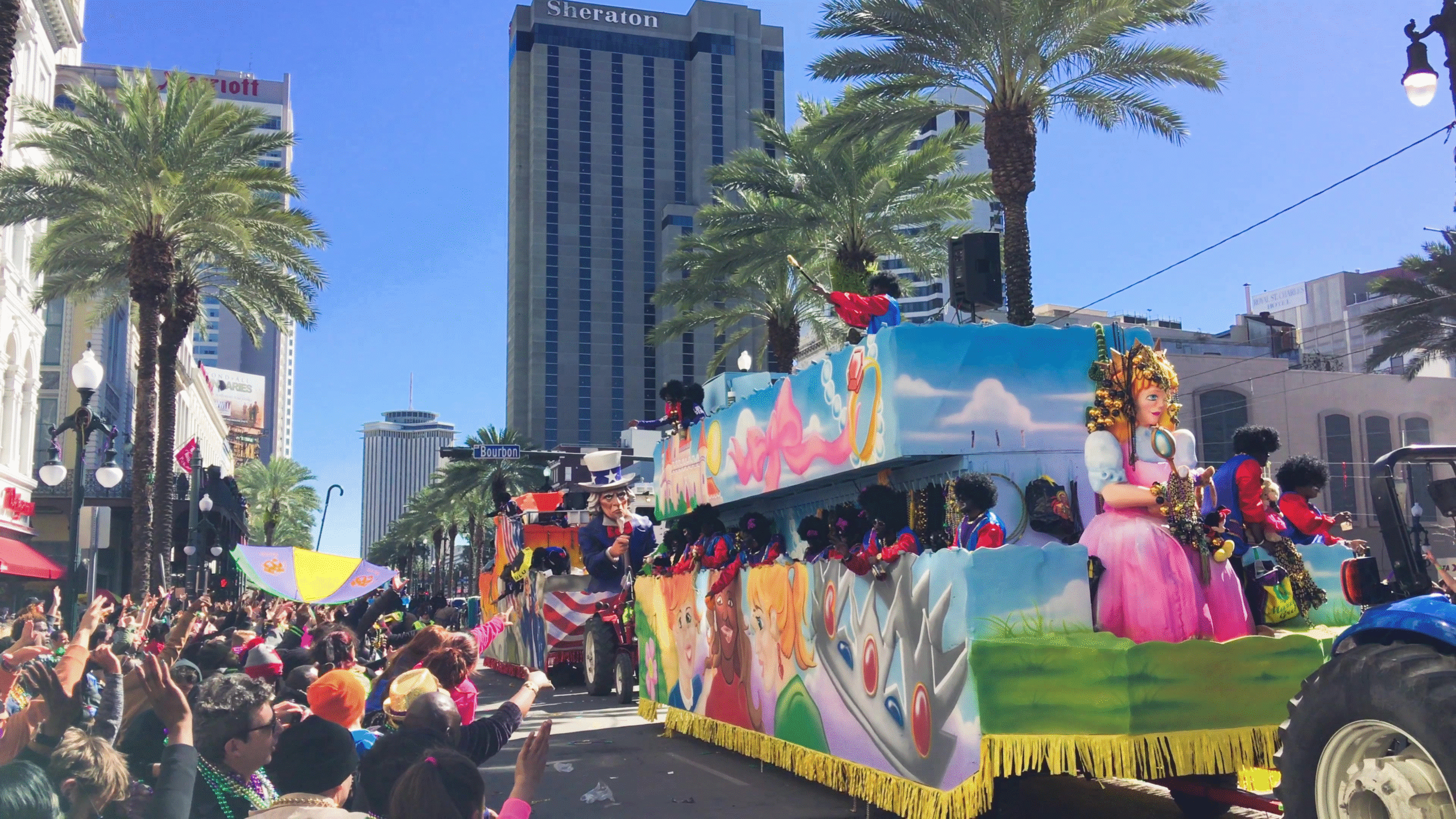 Mardi Gras parade in Louisiana